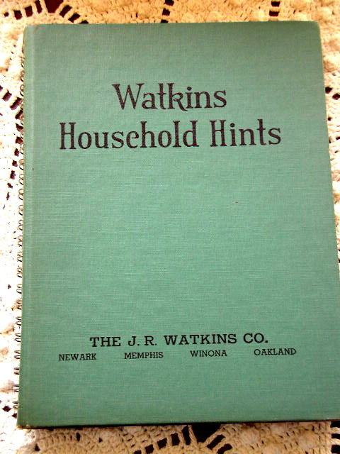 Watkins Household Hints - Book