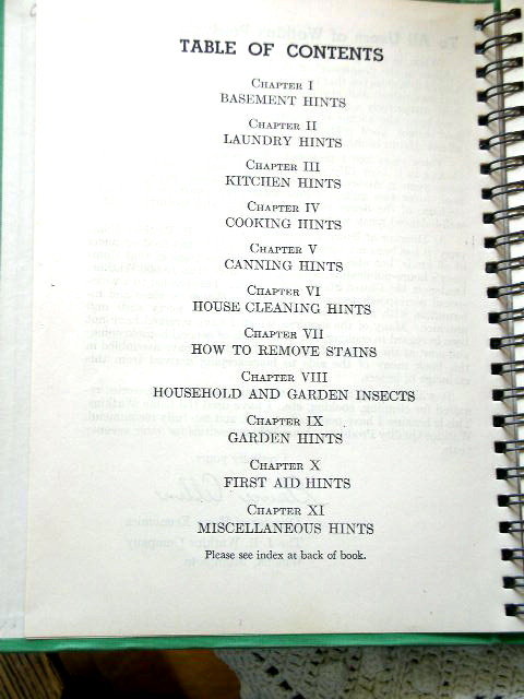 Watkins Household Hints - Book
