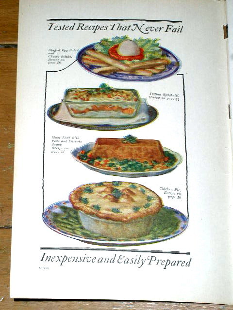 The Fifty-Two Sunday Dinners Cook Book, 1927 - CK