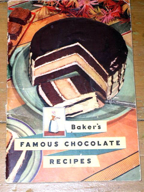 Baker's Famous Chocolate Recipes Cook Book - 1936 - CK