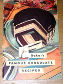 Baker's Famous Chocolate Recipes Cook Book - 1936 - CK