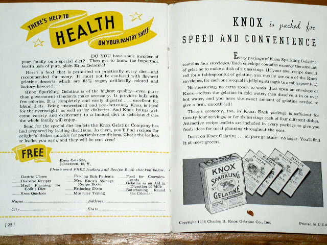 Control Your Weight with Know Gelatine Cook Book - CK