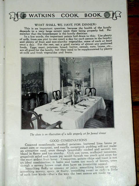 Watkins Cook Book - CK