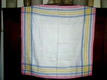 Linen Tablecloth, 1940's