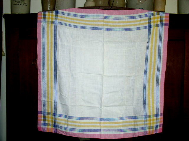 Linen Tablecloth, 1940's
