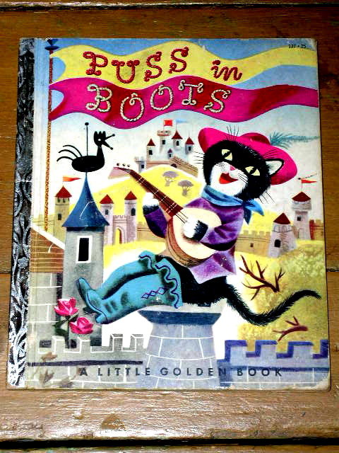 Puss In Boots, Second Printing, Little Golden Books
