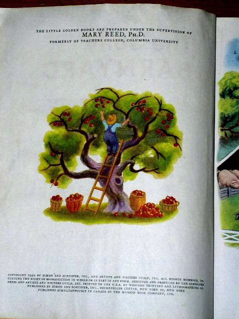 The Jolly Barnyard, Third Printing, Little Golden Book.