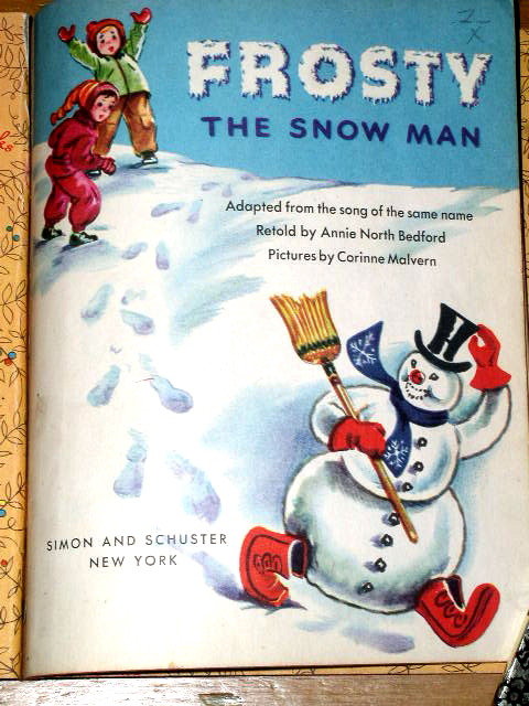 Frosty The Snow Man, First Printing, Little Golden Book