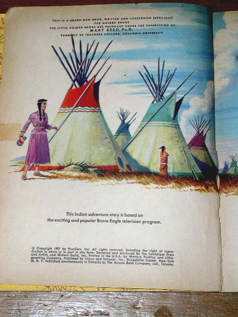 Brave Eagle, First Printing, Little Golden Book