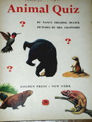 Animal Quiz, First Printing, Little Golden Book