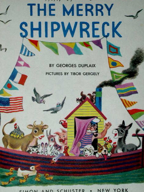 The Merry Shipwreck, First Printing, Little Golden Book