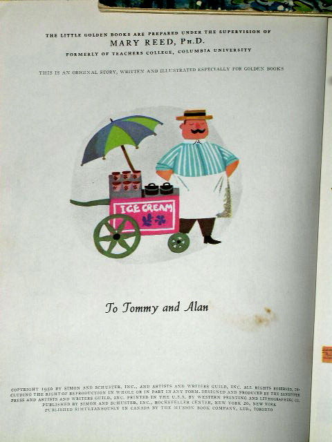 The Marvelous Merry-Go-Round, First Printing, Little Golden Book
