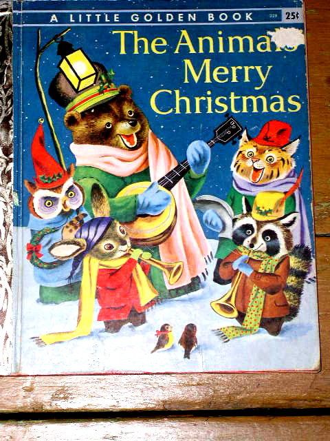 The Animals Merry Christmas, First Printing, Little Golden Book