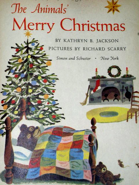 The Animals Merry Christmas, First Printing, Little Golden Book