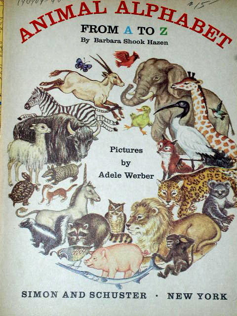 Animals Alphabet, First Printing, Little Golden Book