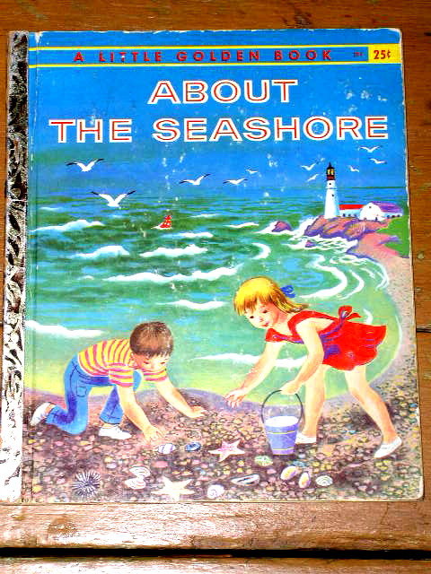 About The Seashore, First Printing, Little Golden Book