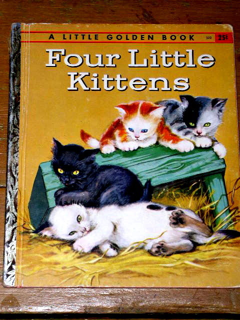 Four Little Kittens, First Printing, Little Golden Book