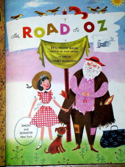 The Road To Oz, First Printing, Little Golden Book