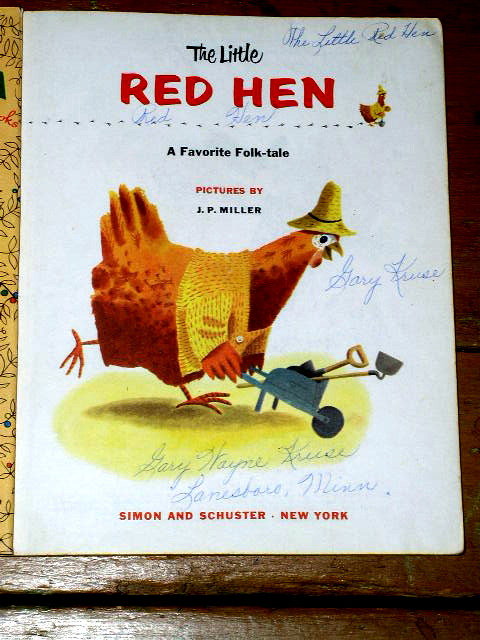The Little Red Hen, First Printing, Little Golden Book