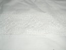 Lace Edged White Sheet