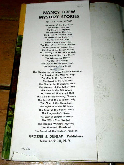 Nancy Drew - The Password to Larkspur Lane Book