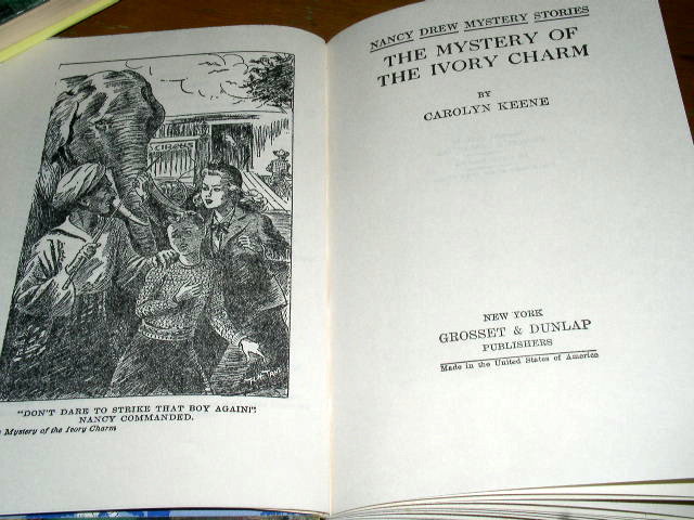Nancy Drew - The Mystery of the Ivory Charm Book