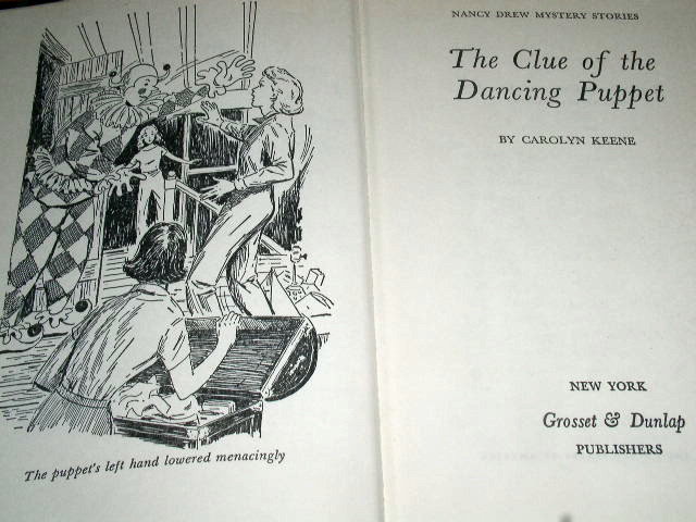 Nancy Drew - The Clue of the Dancing Puppet Book