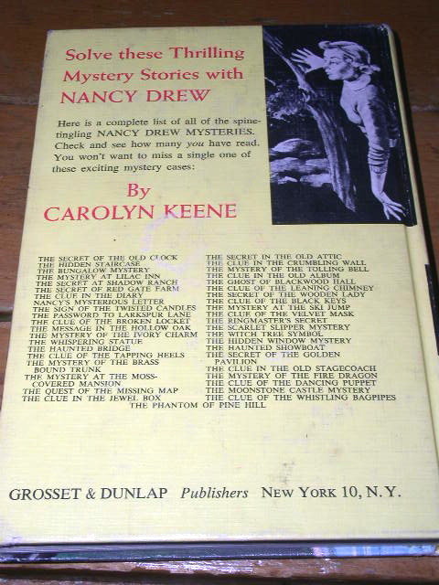 Nancy Drew - The Clue of the Dancing Puppet Book