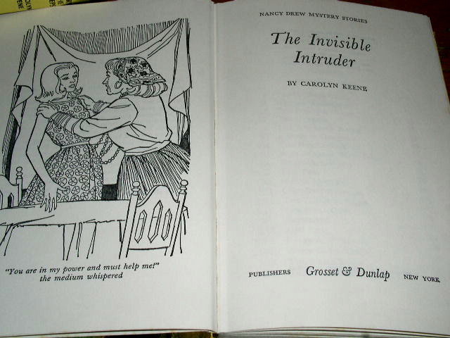 Nancy Drew - The Invisible Intruder Book