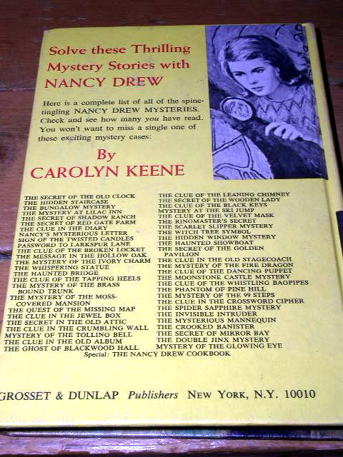 Nancy Drew - The Invisible Intruder Book