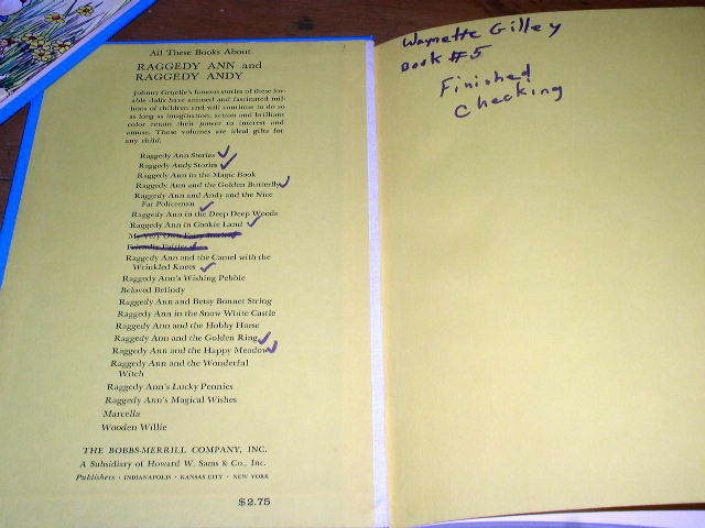 Raggedy Ann and Raggedy Andy's Friendly Fairies Book