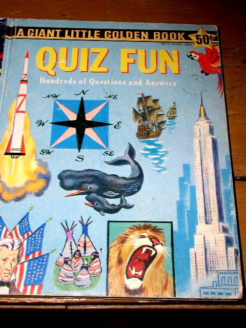 Quiz Fun, First Printing, Little Golden Book