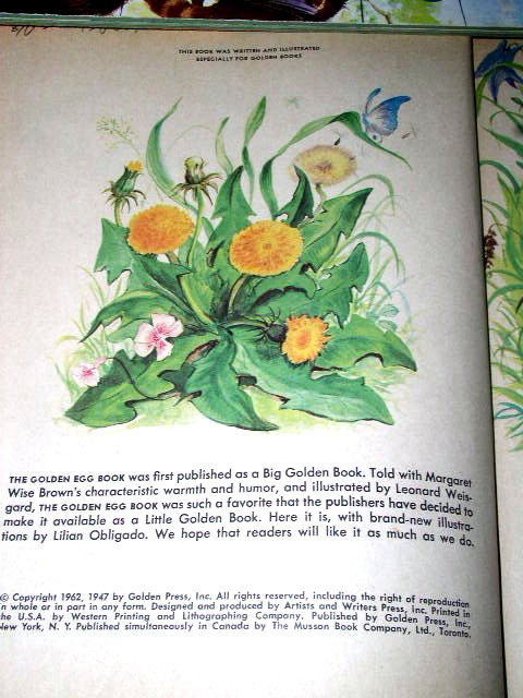 The Golden Egg Book, First Printing, Little Golden Book