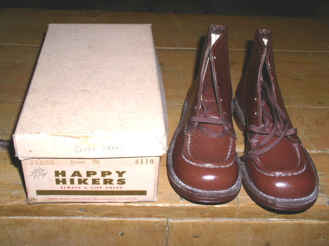 Boy's Brown High Top Dress Shoes with Box