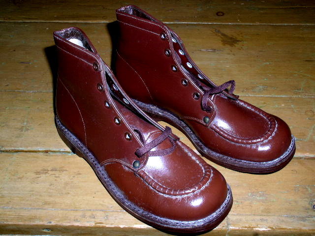 Boy's Brown High Top Dress Shoes with Box