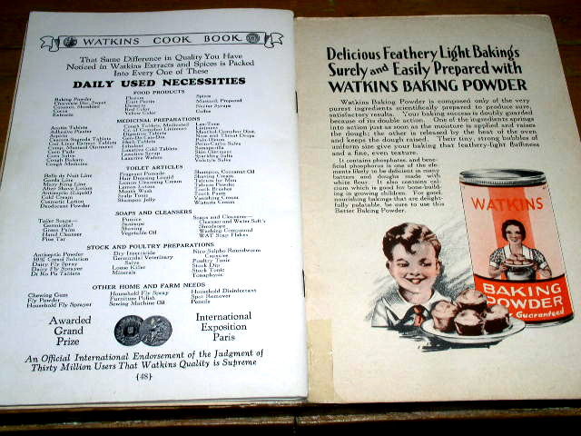Watkin's Cook Book, CK