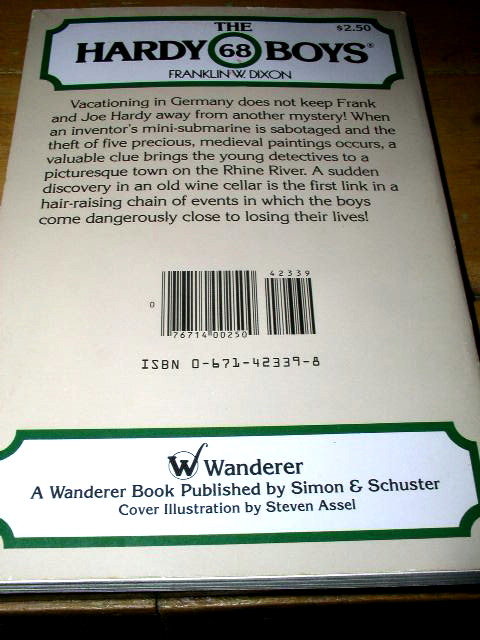 Hardy Boys, The Submarine Caper Book