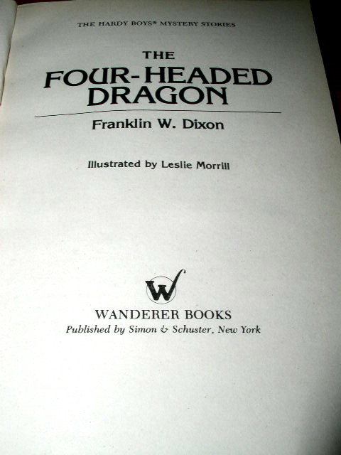 Hardy Boys, The Four-Headed Dragon Book
