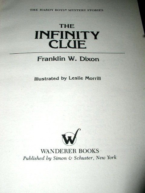 Hardy Boys, The Infinity Clue Book