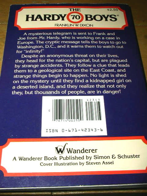 Hardy Boys, The Infinity Clue Book