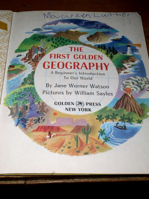 First Golden Geography, Little Golden Book, Second Printing
