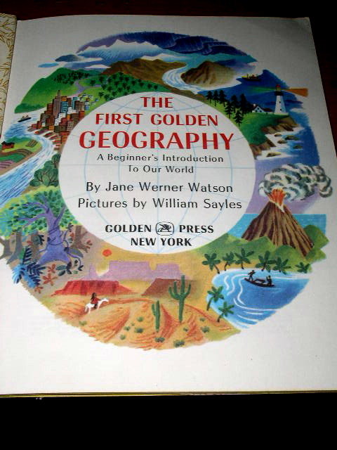 First Golden Geography, Little Golden Book, Second Printing