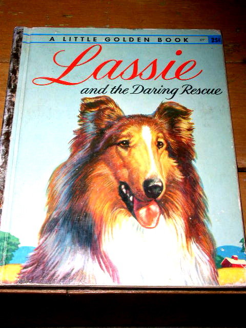 Lassie and the Daring Rescue, Little Golden Book, Third Printing