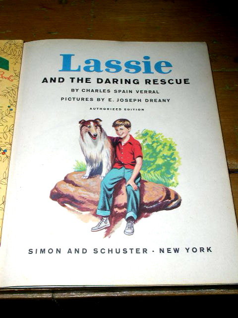 Lassie and the Daring Rescue, Little Golden Book, Third Printing