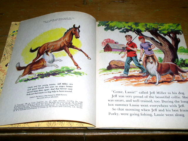 Lassie and the Daring Rescue, Little Golden Book, Third Printing