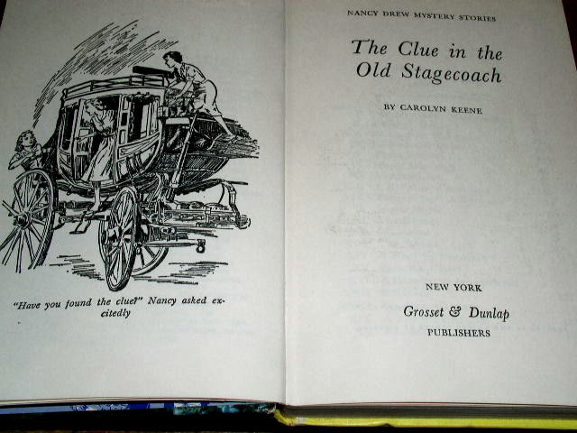 Nancy Drew, The Clue in the Old Stagecoach Book