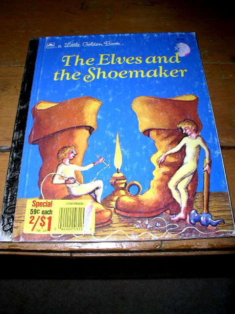 The Elves and the Shoemaker, Second Printing, Little Golden Book