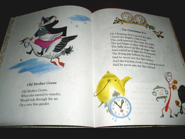 Old Mother Goose and Other Nursery Rhymes, Second Printing, Little Golden Book