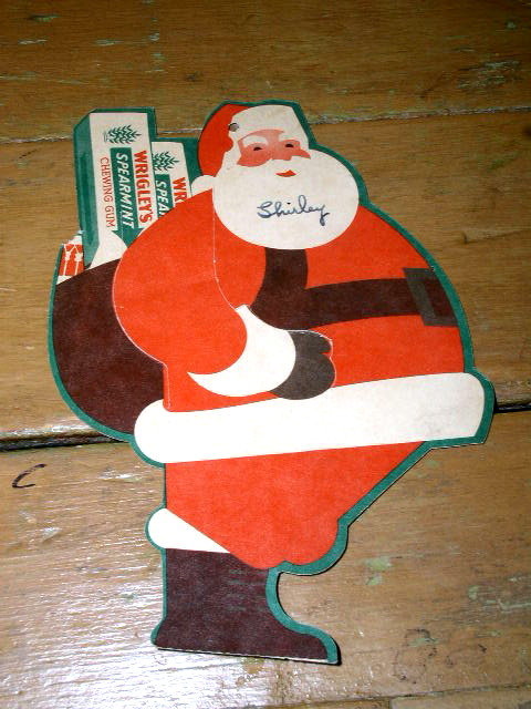 Wrigley's Spearment Gum Christmas Card or Ornament