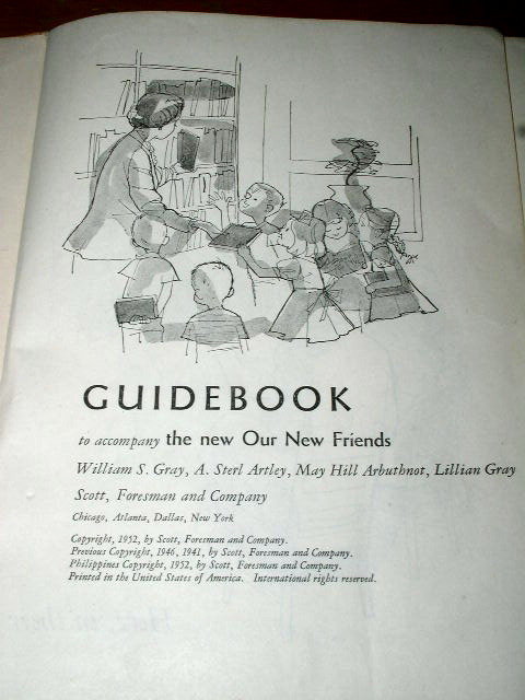 Dick and Jane, The New Our New Friends Reader Book, Teachers Edition